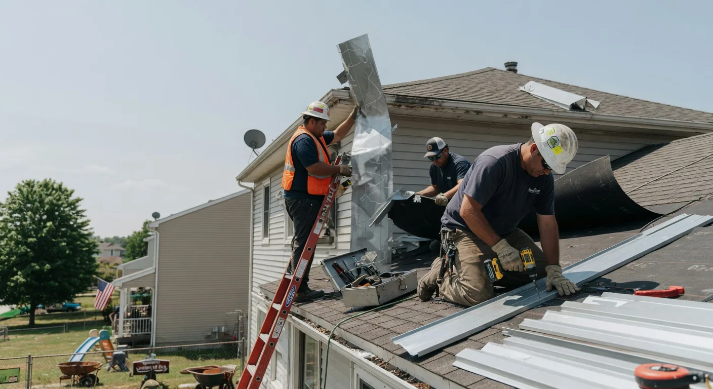 Storm Damage Metal Roof Repair in Estancia, NM